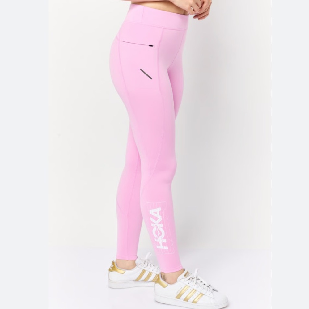 Hoka Pink Leggings Activewear